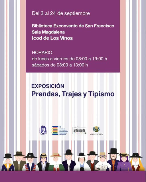 Icod de los Vinos acoge la exposición «Prendas, Trajes y Tipismo» sobre la indumentaria tradicional de Tenerife